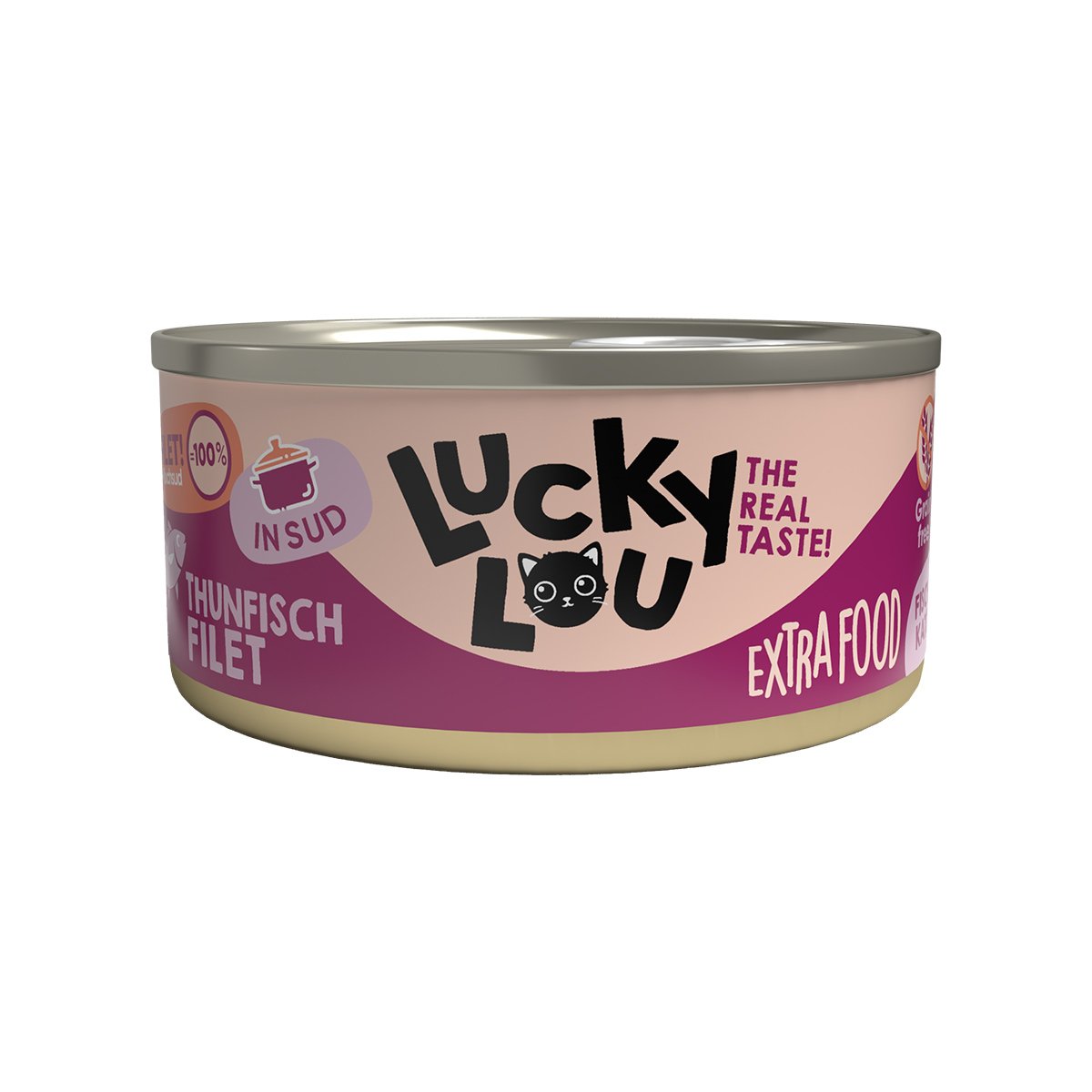 Lucky Lou Extrafood filet z tuňáka ve vývaru 18 × 70 g