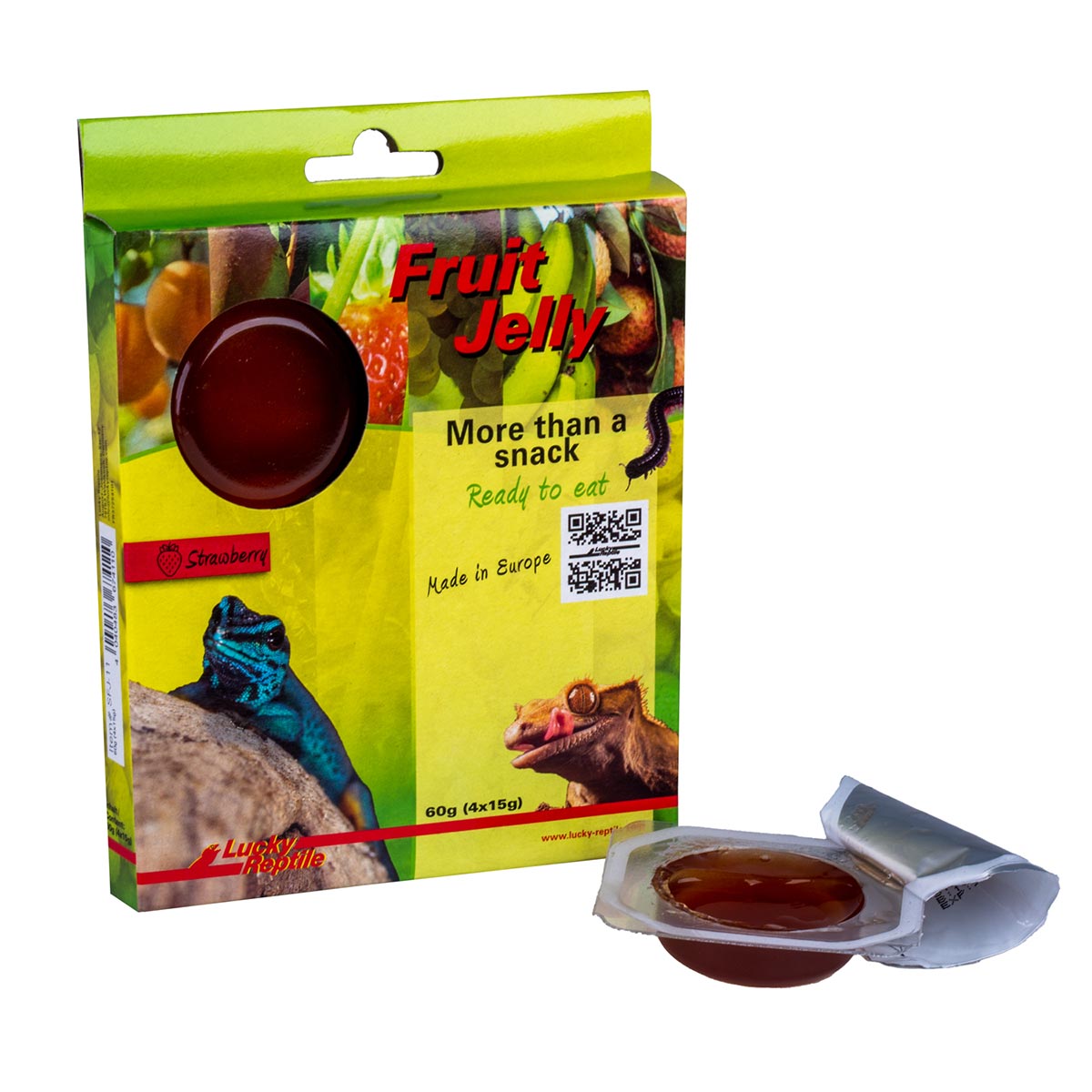 Lucky Reptile Fruit Jelly Strawberry 4x15 g