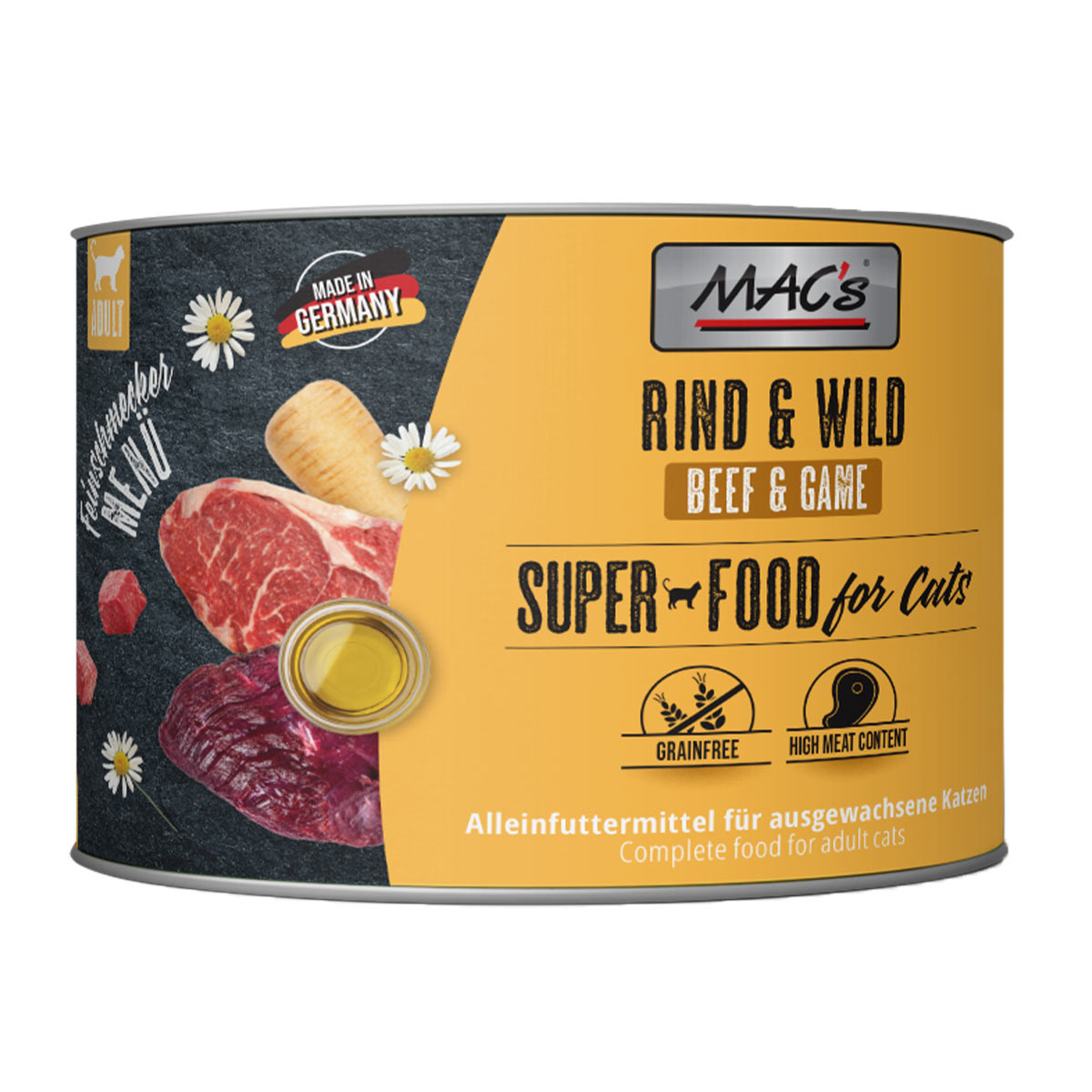 MAC’s Cat Feinschmecker Rind & Wild 6x200g