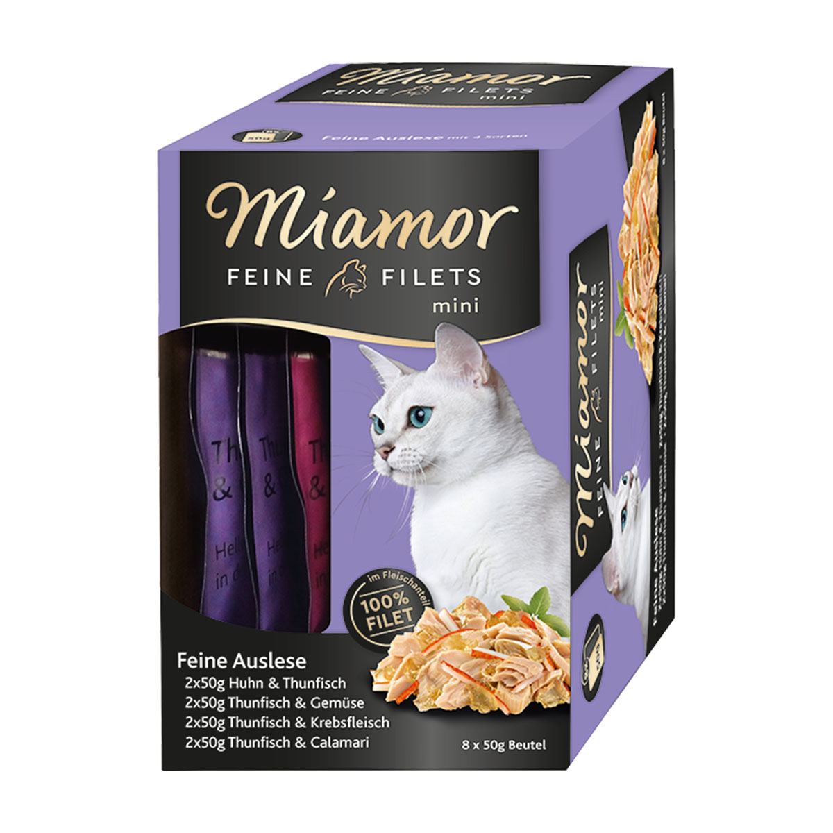 Miamor Feine Filets in Jelly Mixtray Pouch 24x100g