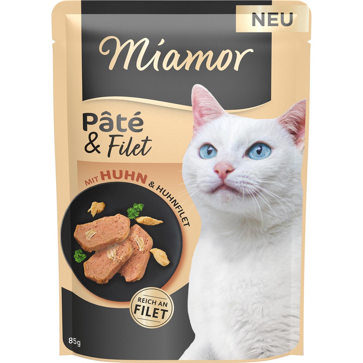 Miamor Pate & Filet mit Huhn 10x85g