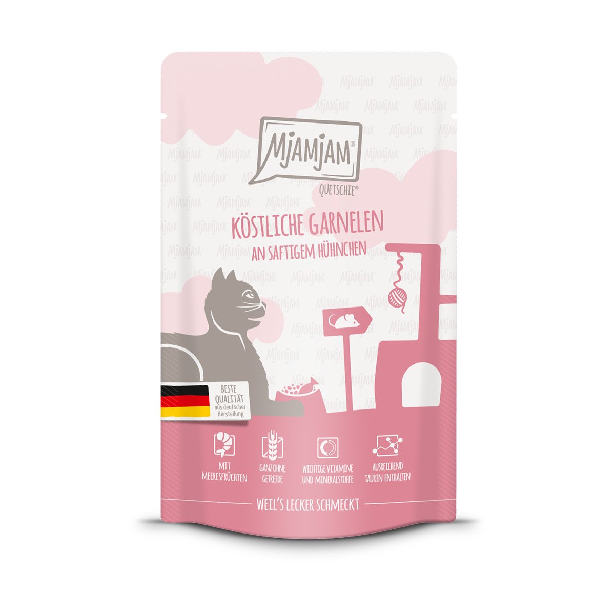 MjAMjAM Quetschie Garnelen an saftigem Hühnchen 12x125g