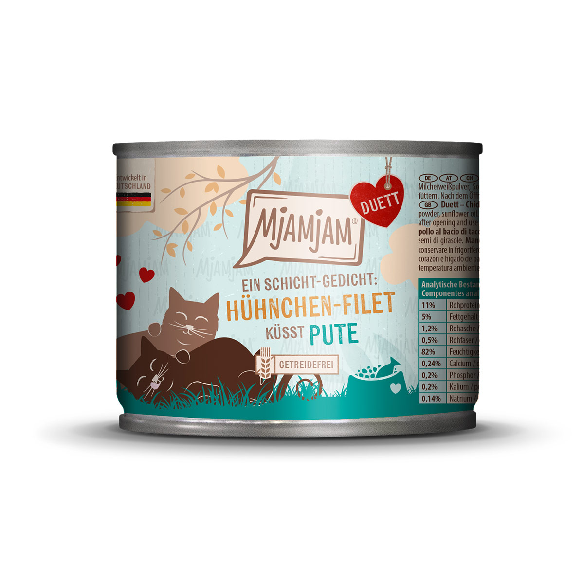 MjAMjAM Duett Hühnchen-Filet küsst Pute 6x190g