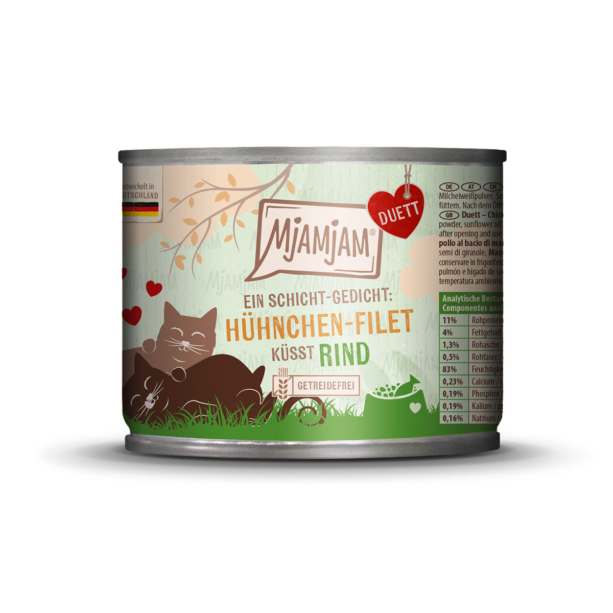 MjAMjAM Duett Hühnchen-Filet küsst Rind 6x190g