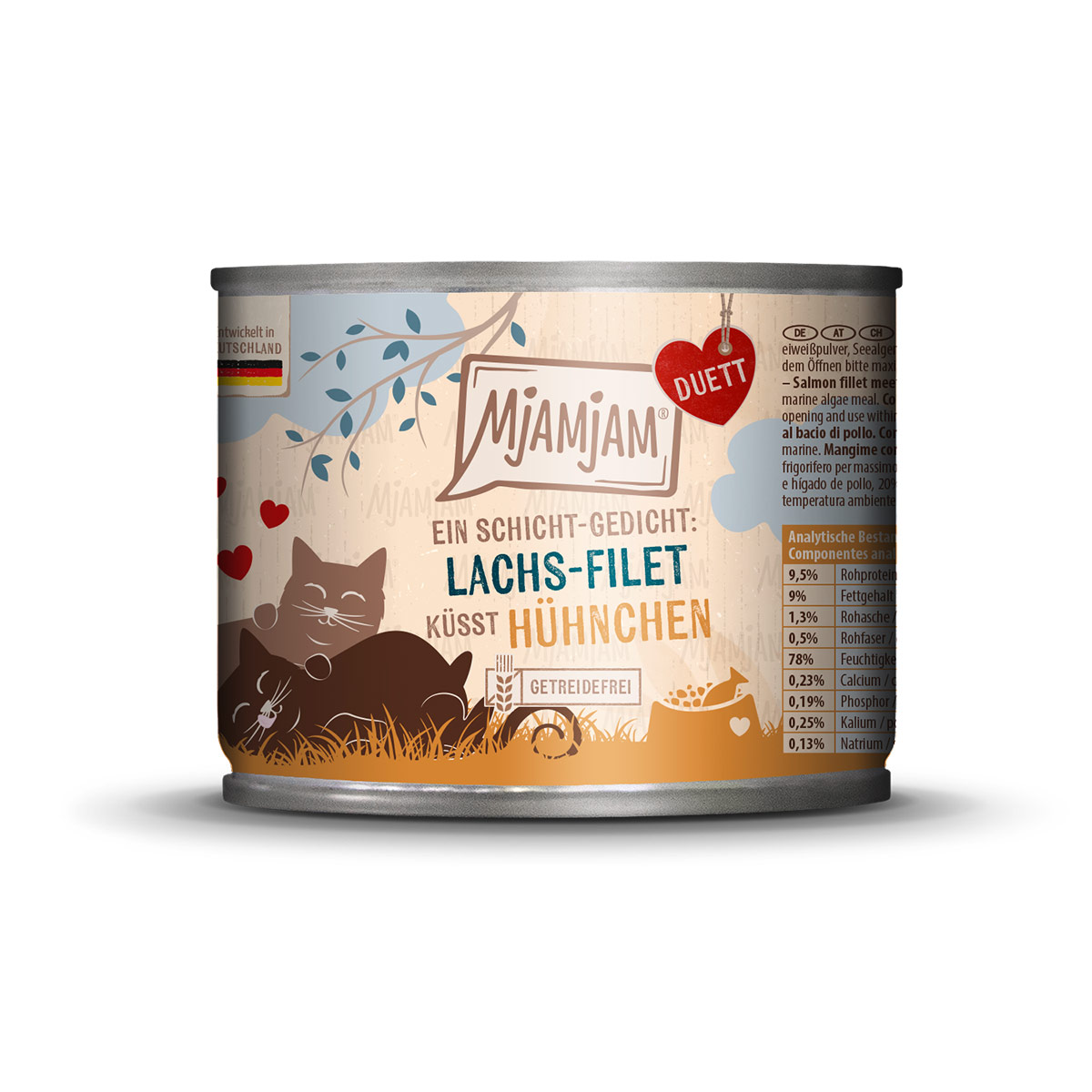 MjAMjAM Duett Lachs-Filet küsst Hühnchen 6x190g