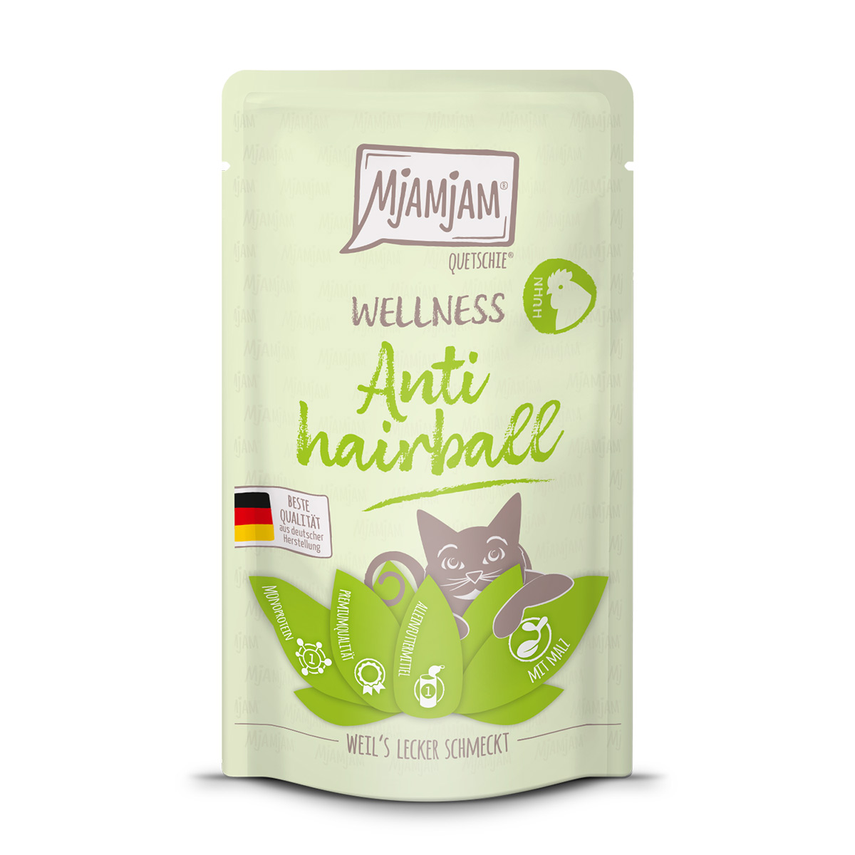 MjAMjAM Quetschie Wellness Anti Hairball Huhn