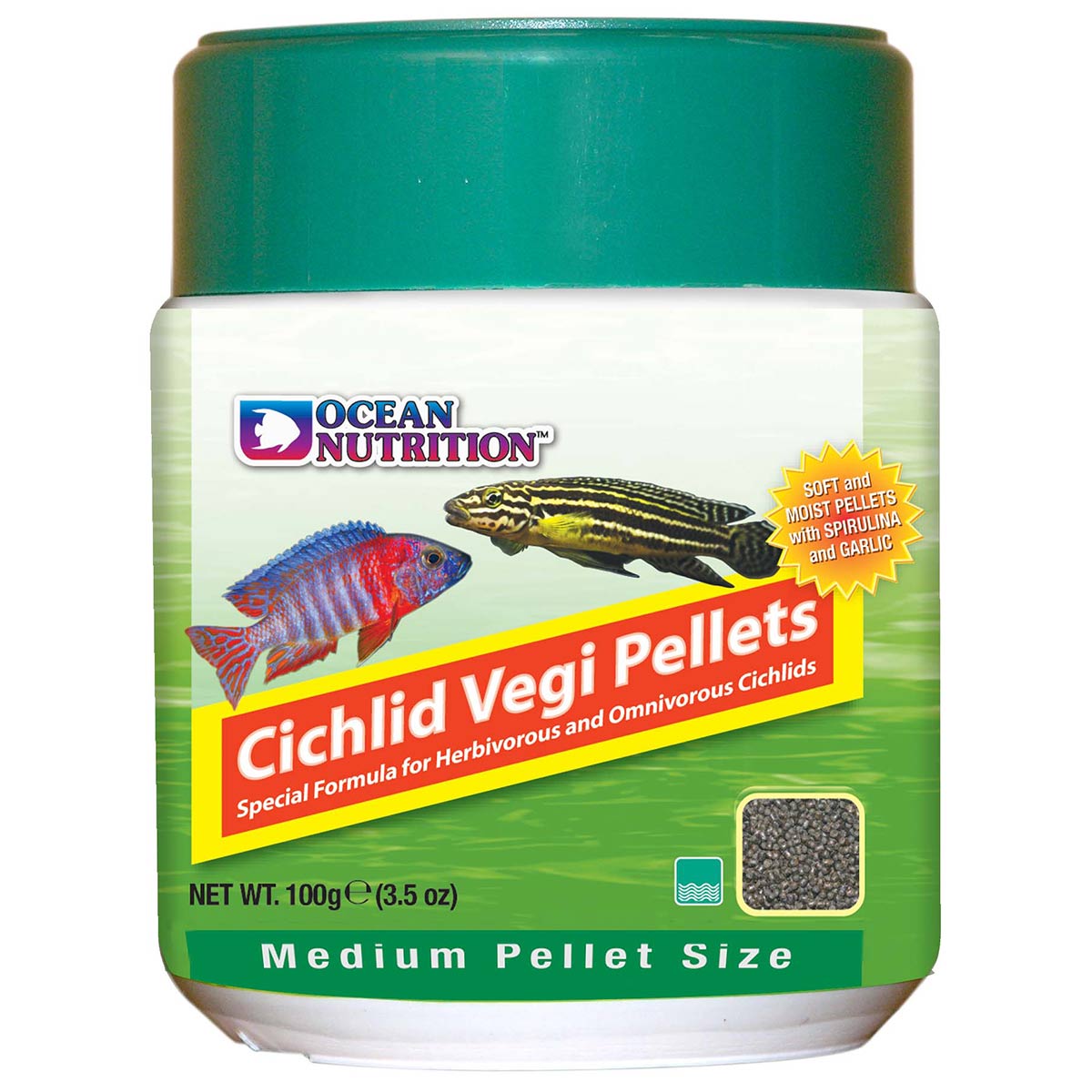 Ocean Nutrition Cichlid Vegi Pellets Medium