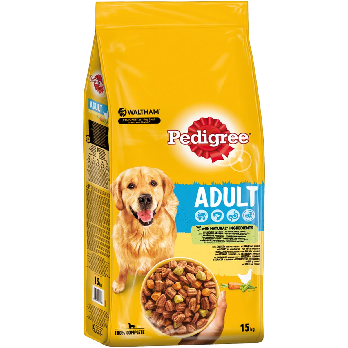 Pedigree Adult kuře a zelenina 2 × 15 kg