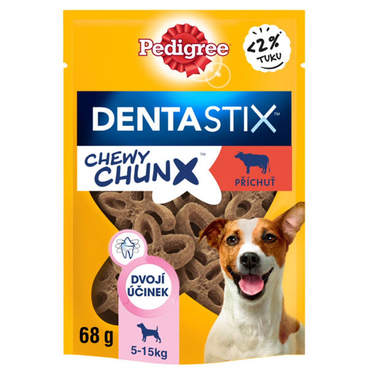 Pedigree DentaStix Chewy Chunx hovězí Mini 68 g