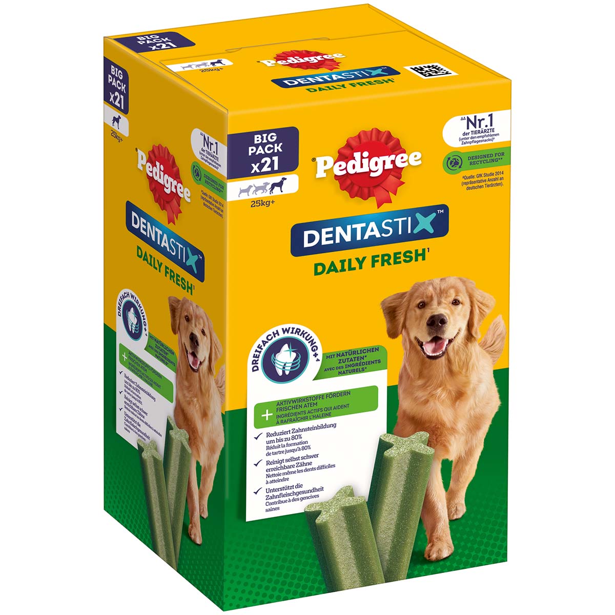 Pedigree DentaStix Daily Fresh pro velké psy 21 kusů