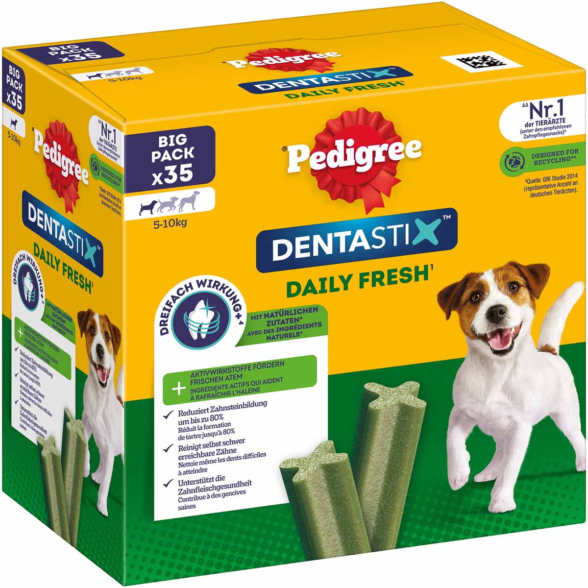 Pedigree DentaStix Daily Fresh für Kleine Hunde