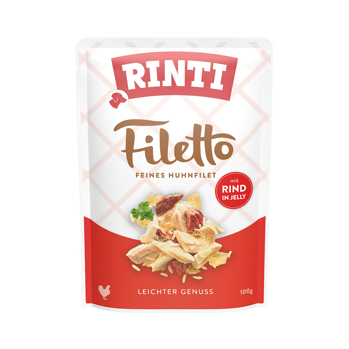 Rinti Filetto Huhn & Rind in Jelly 24x100g