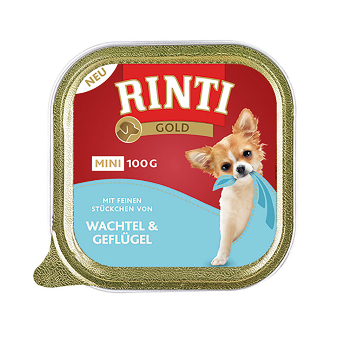 Rinti Gold Mini křepelka a drůbež 48 × 100 g