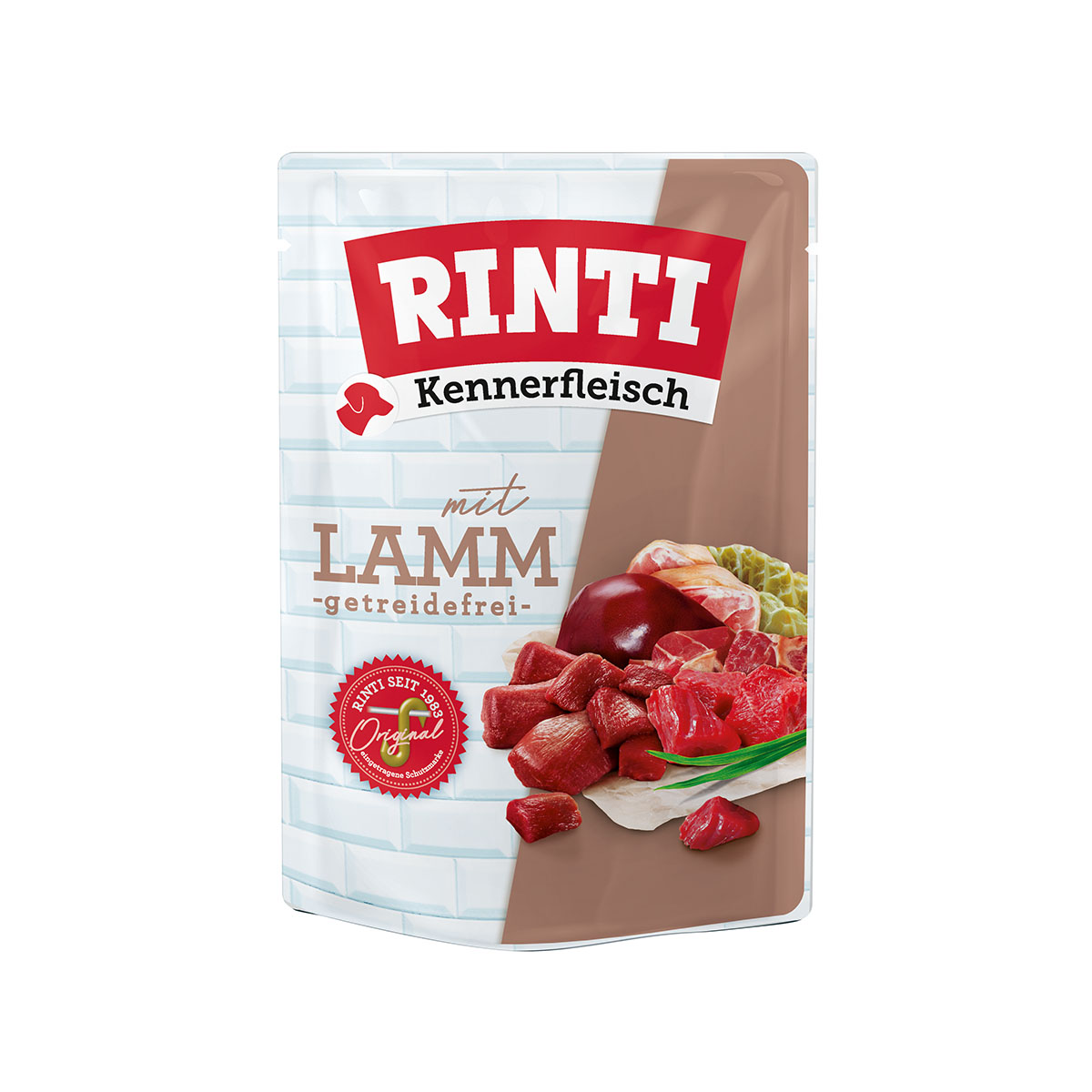 Rinti Kennerfleisch mit Lamm Pouch 10x400g