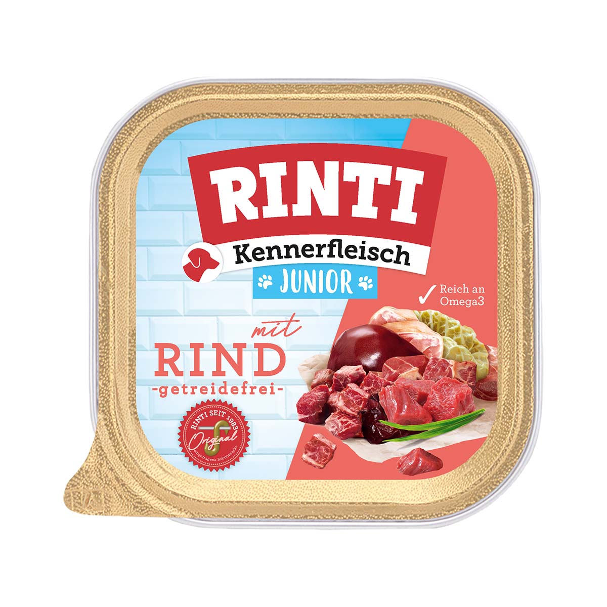 Rinti Kennerfleisch Junior mit Rind