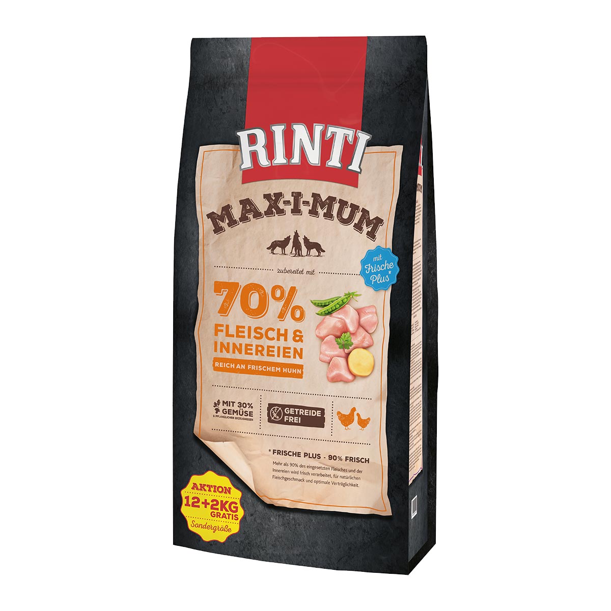 Rinti Max-i-Mum kuřecí maso 12 kg + 2 kg zdarma