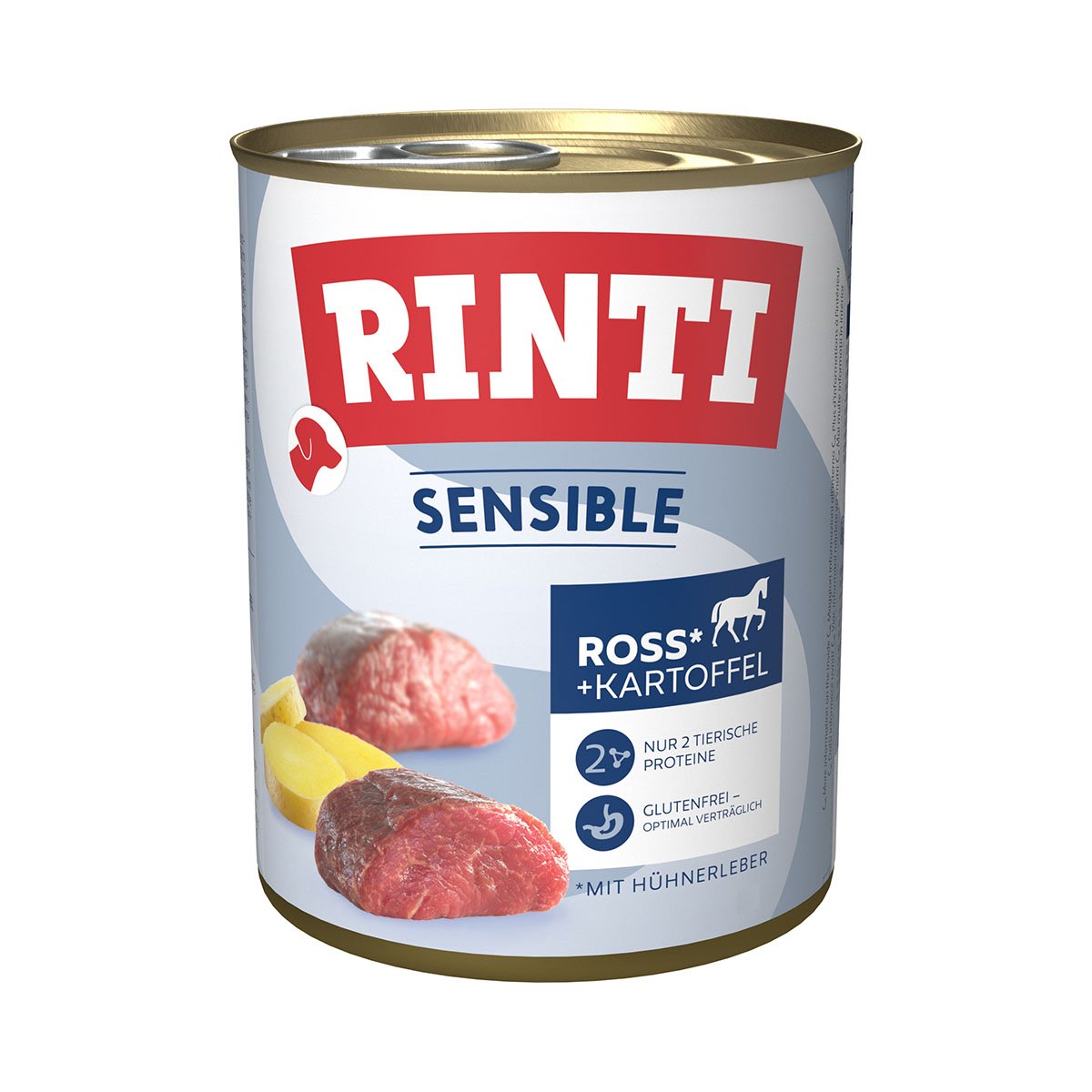 Rinti Sensible Ross & Hühnerleber & Kartoffel 6x800g