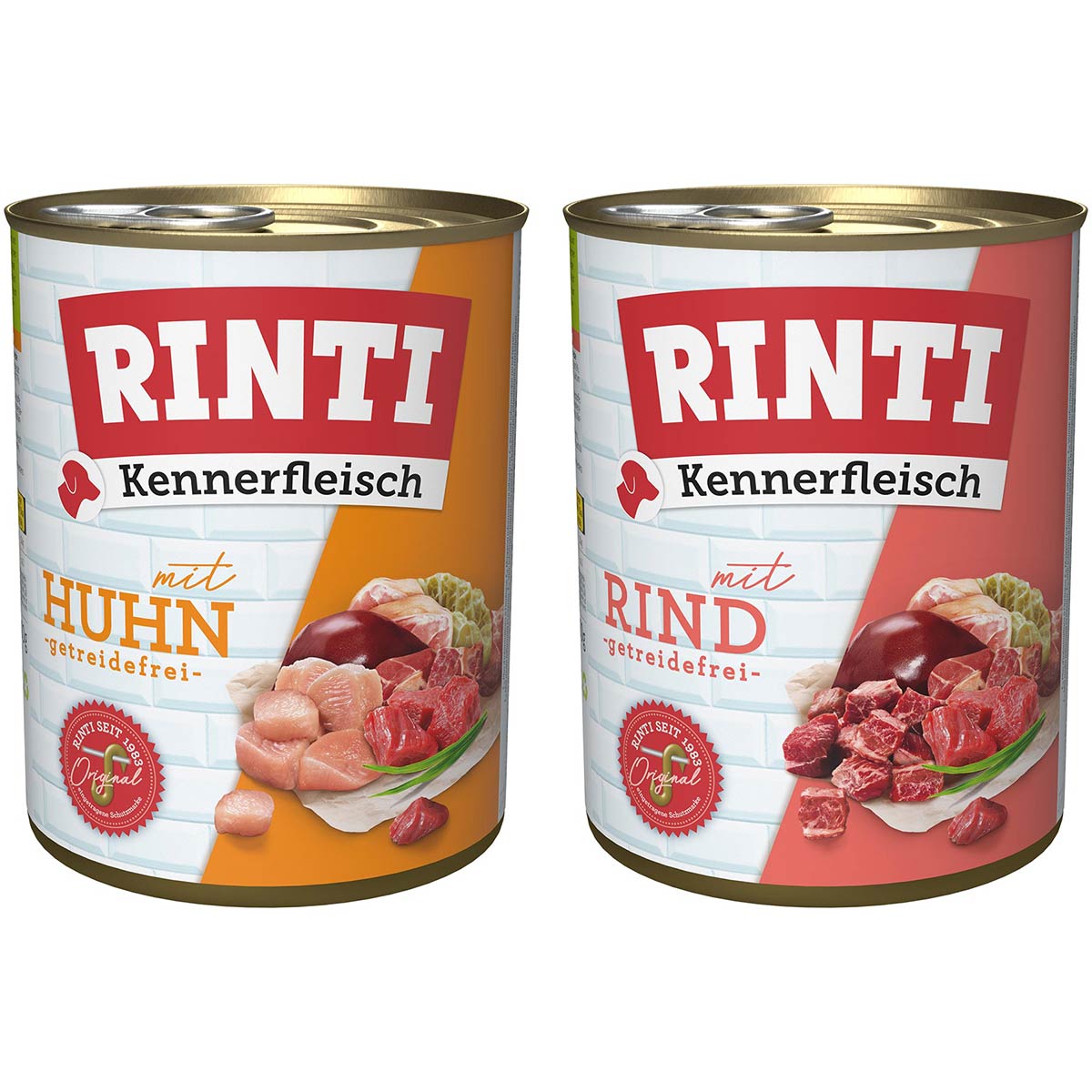 Rinti Kennerfleisch multipack hovězí a kuře 24× 800 g