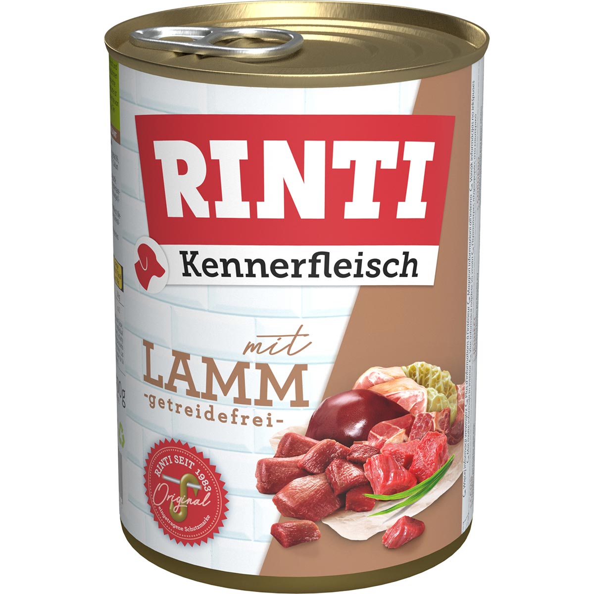 Rinti Kennerfleisch mit Lamm 24x400g