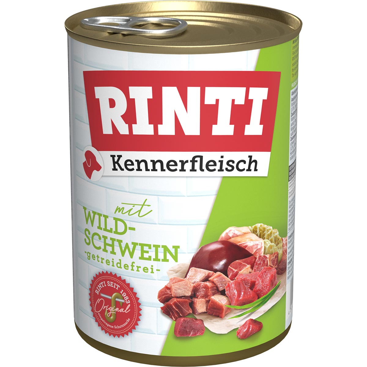 Rinti Kennerfleisch mit Wildschwein 12x400g