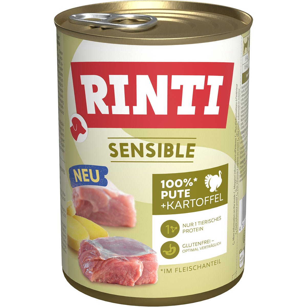 Rinti Sensible Pute + Kartoffel 12x400g