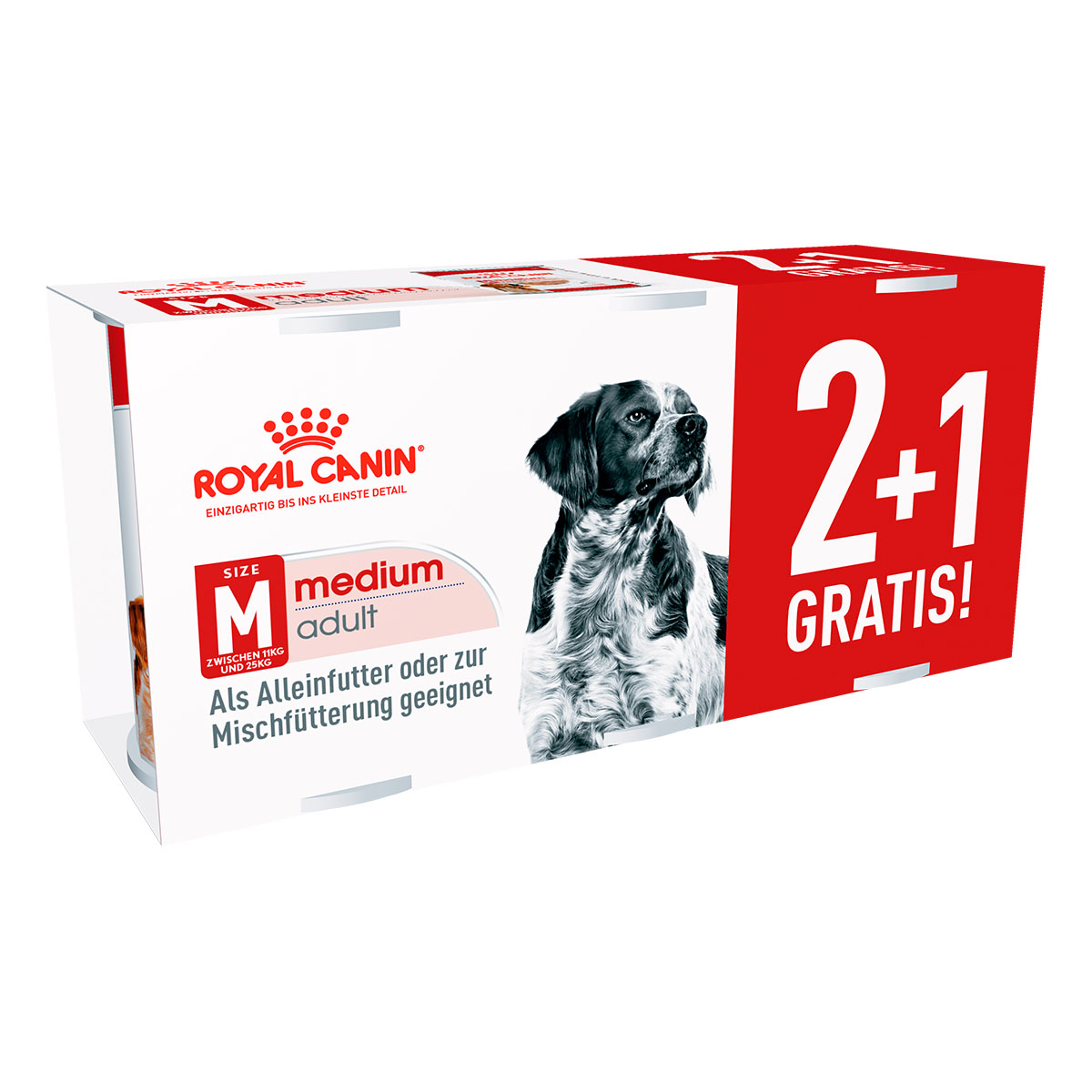 Royal Canin 2+1 gratis SHN Medium Adult Loaf 410g