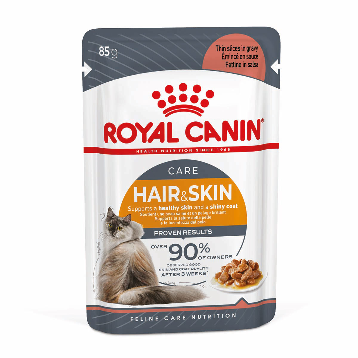 Royal Canin FCN Hair & Skin Gravy 48x85g