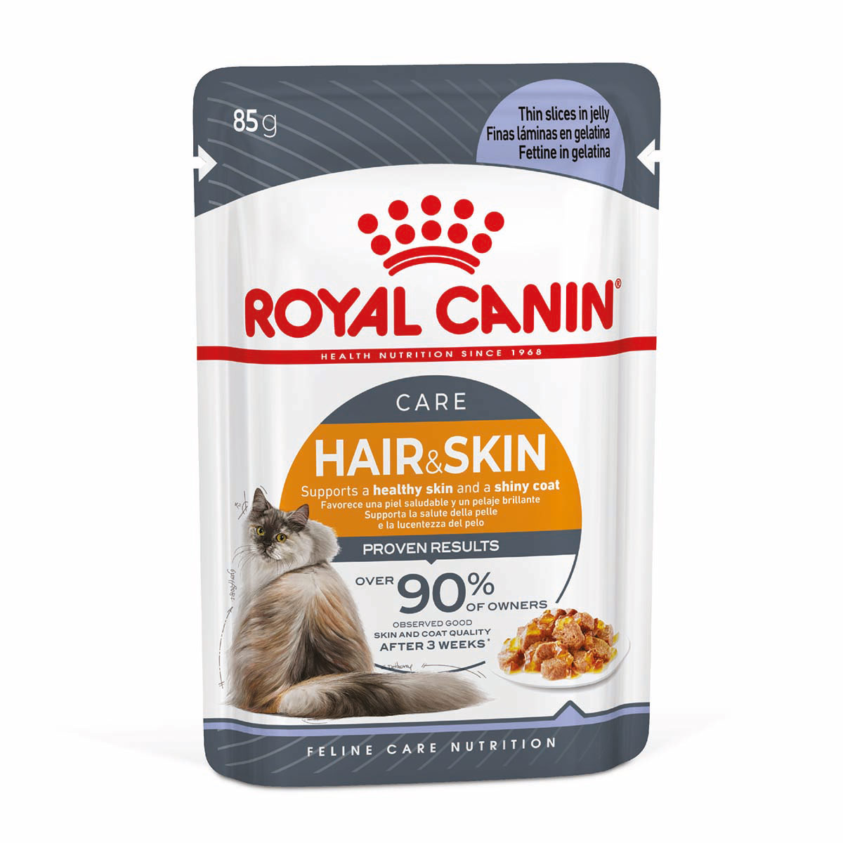 Royal Canin FCN Hair & Skin Jelly 12x85g
