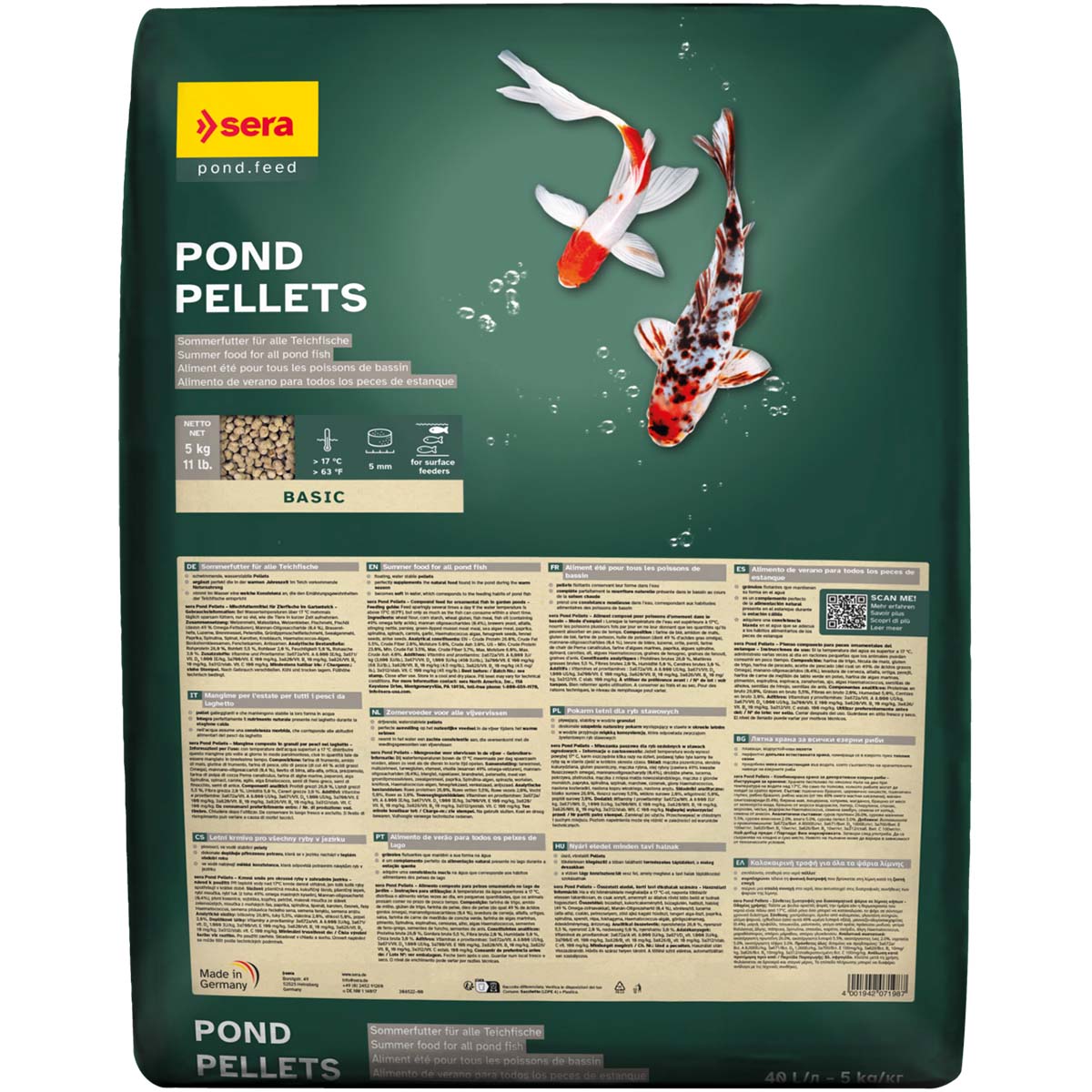 sera Pond Pellets 40 L