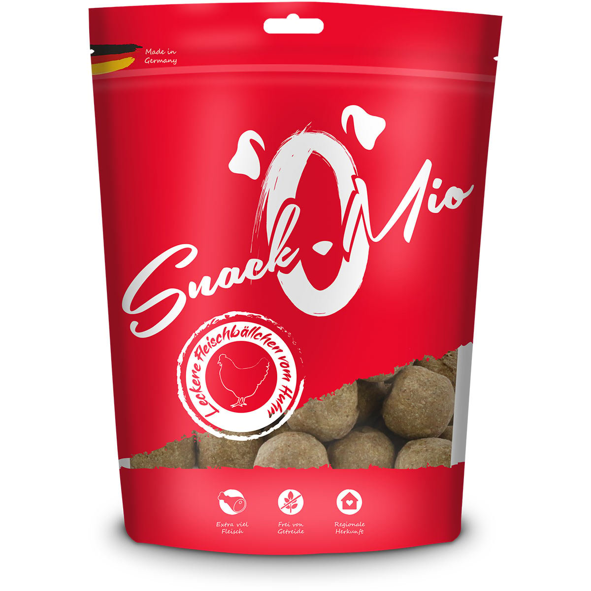 SnackOMio – lahodné masové kuličky z kuřecího masa 125 g