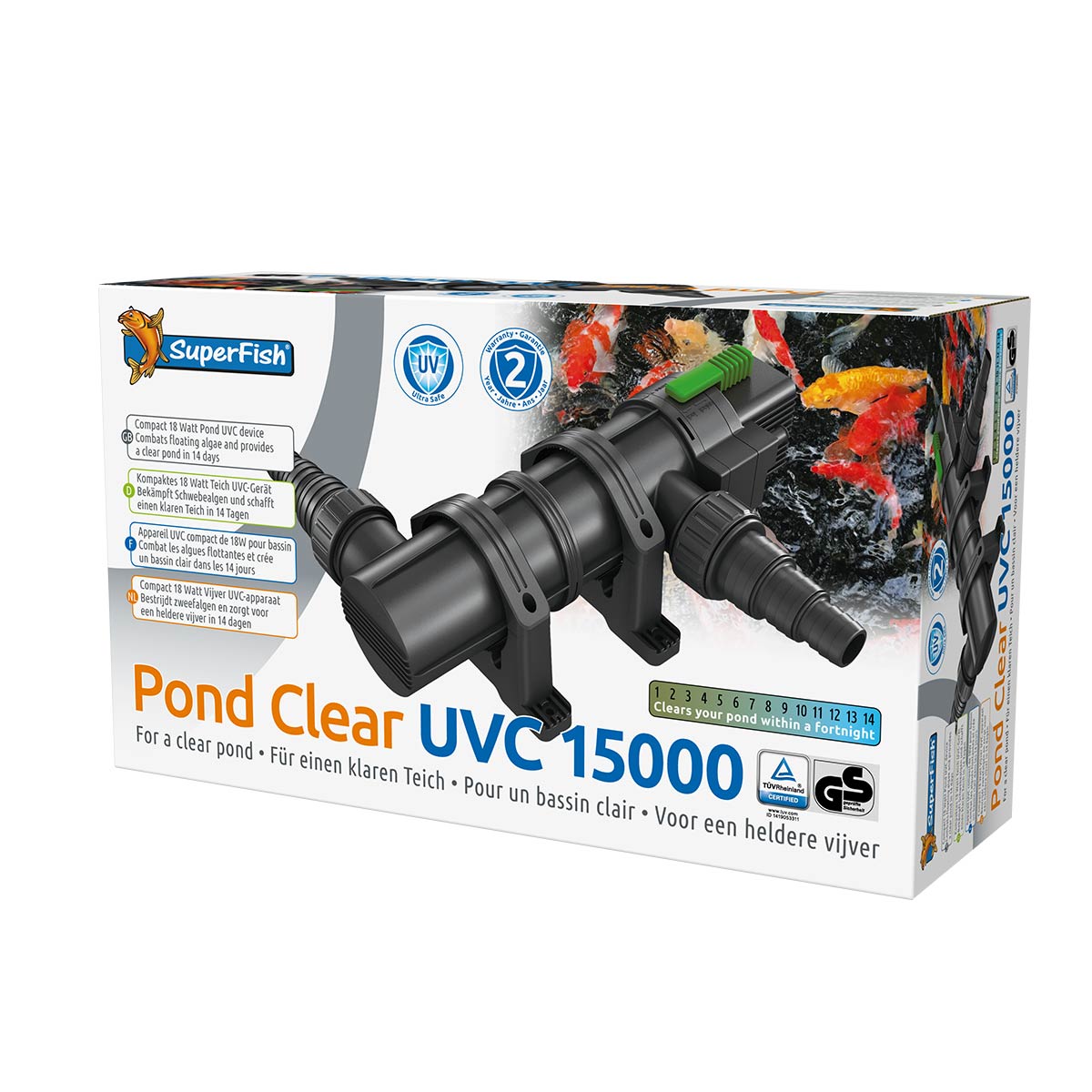 SuperFish Pond Clear UVC 18W/15000 Liter