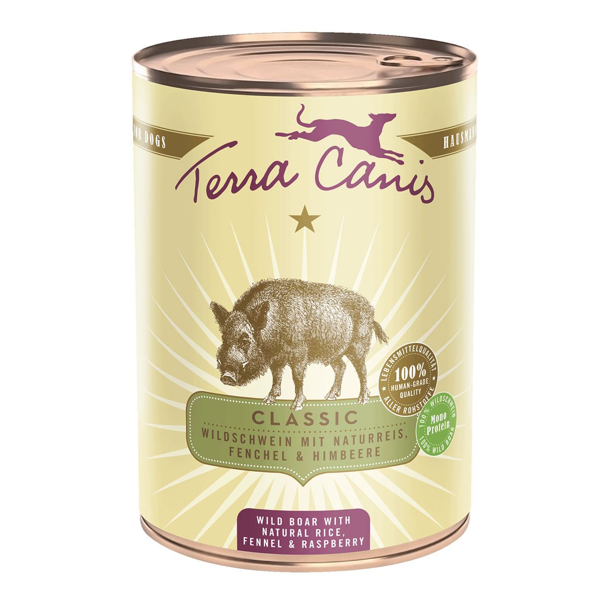 Terra Canis Classic Wildschwein, Reis, Fenchel &amp; Himbeere