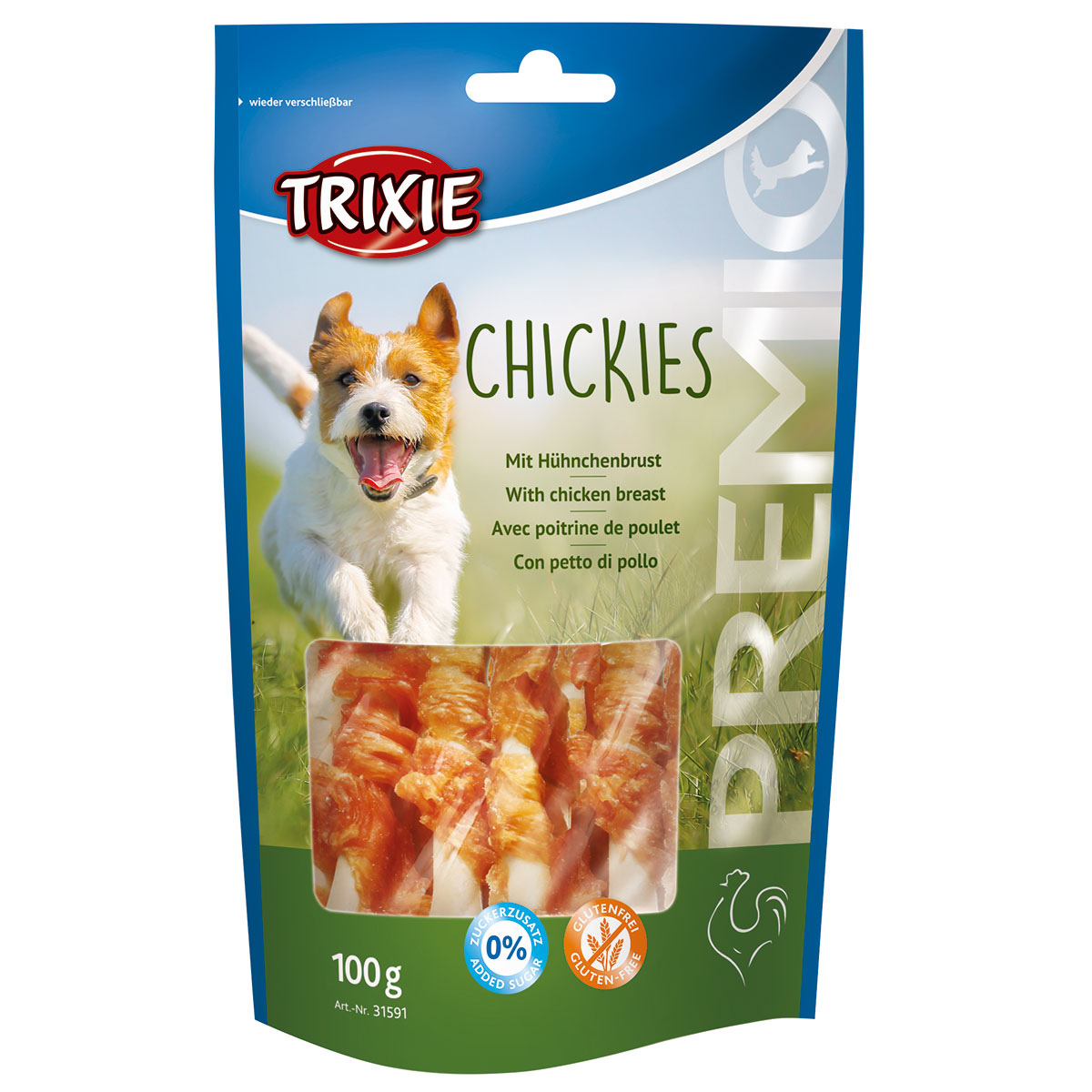 Levně Trixie pamlsek pro psy PREMIO Chickies 10 × 100 g