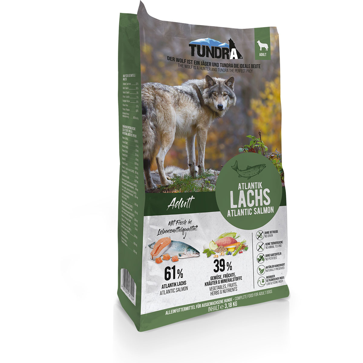 Tundra Trockenfutter Atlantik Lachs 3,18kg