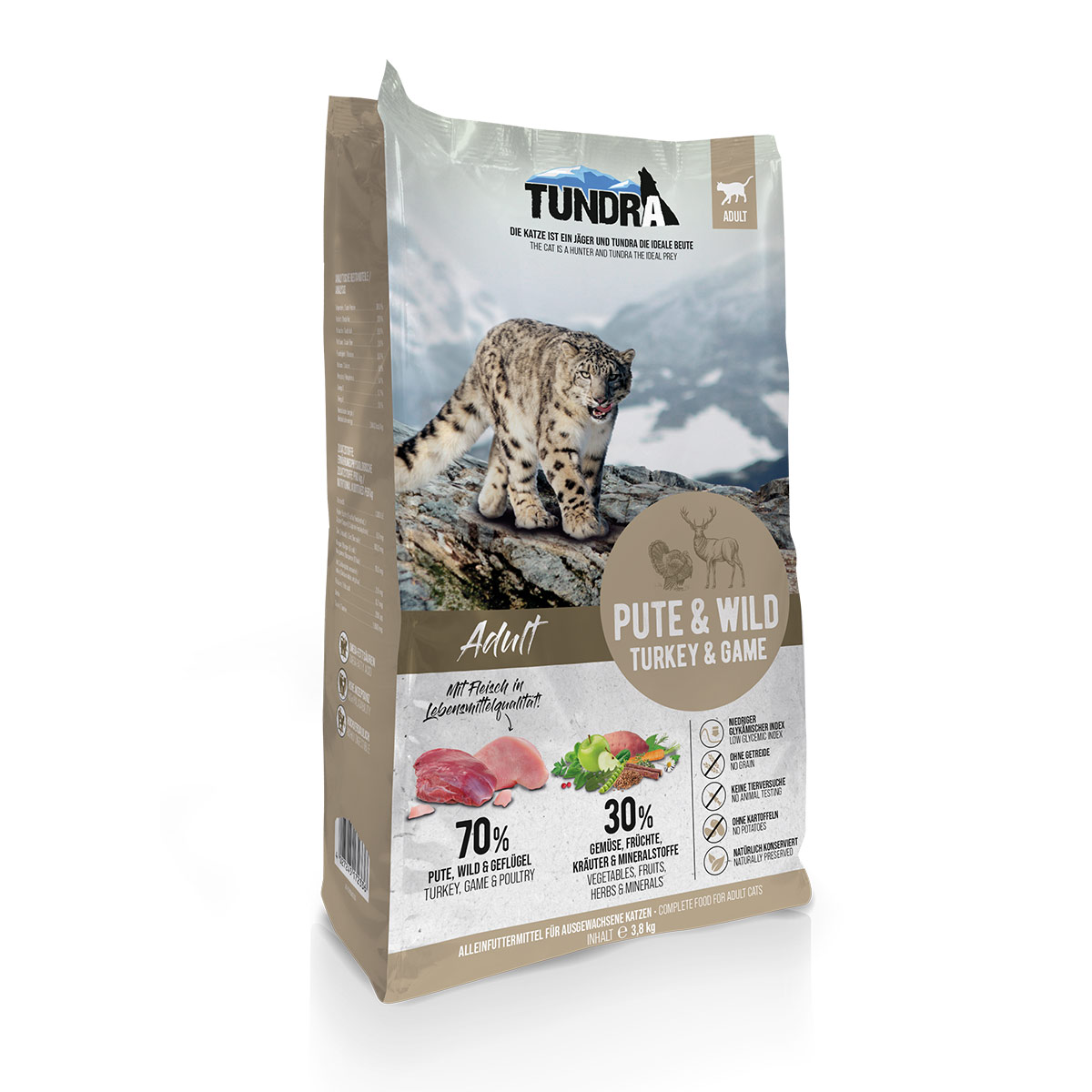 Tundra Cat Pute & Wild 2×3,8kg