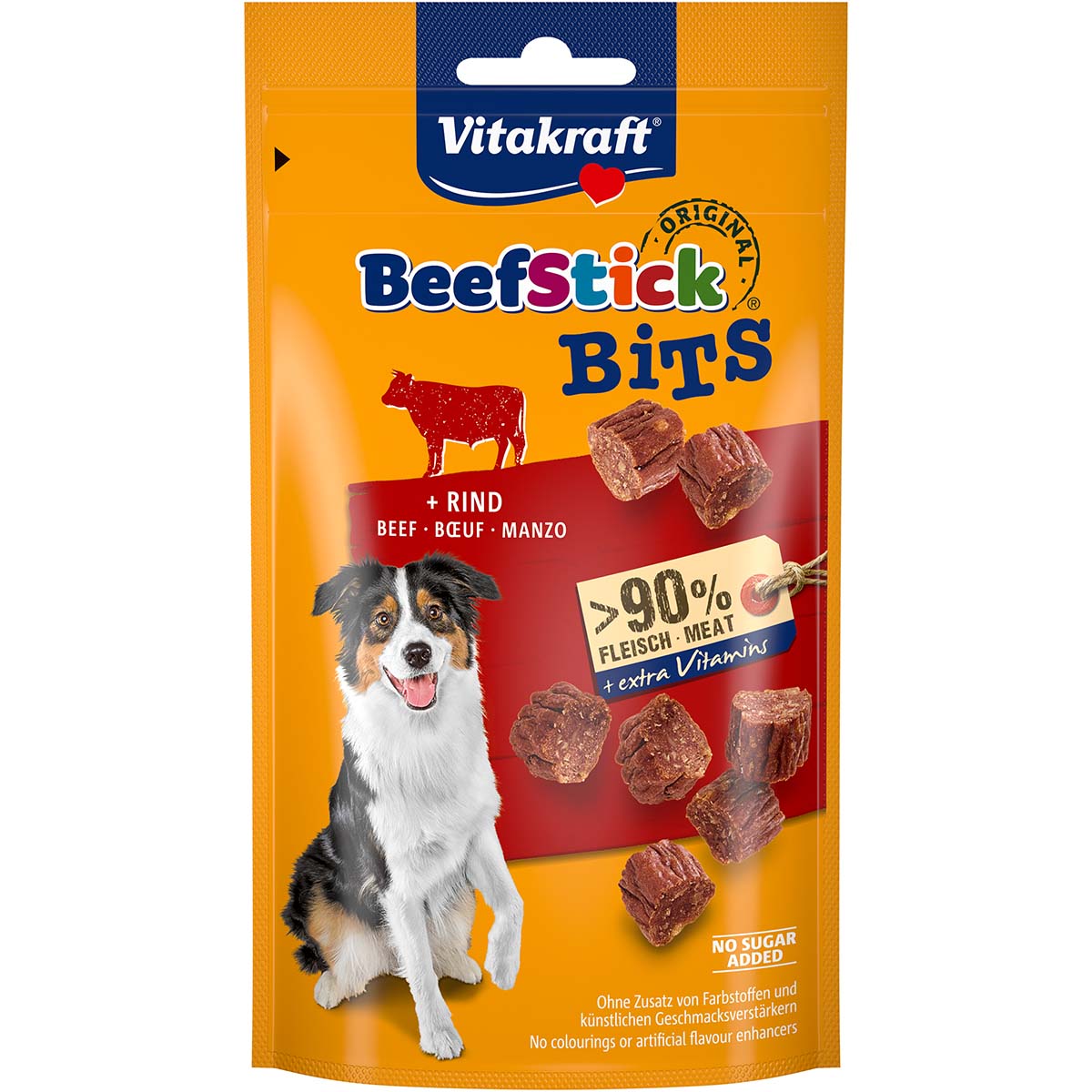 Vitakraft Beef Stick Bits s hovězím masem 3 × 40 g