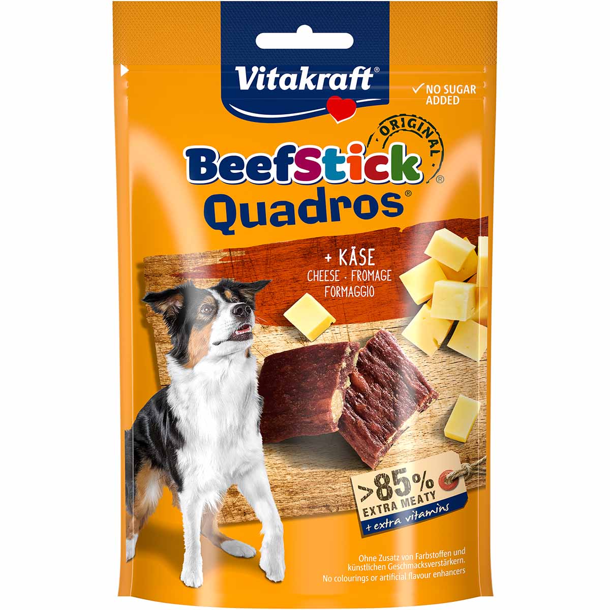 Vitakraft Beef-Stick Quadros, se sýrem