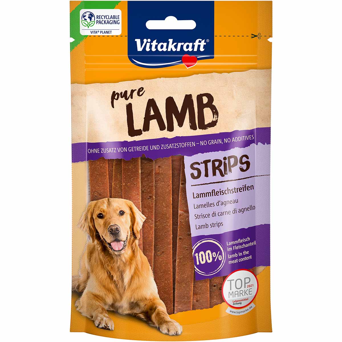 Vitakraft LAMB proužky s jehněčím masem 80 g