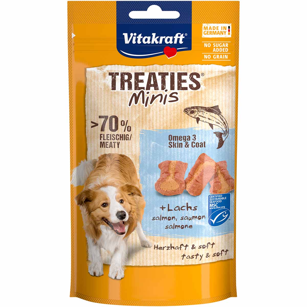 Vitakraft Treaties Minis losos a omega-3 48 g