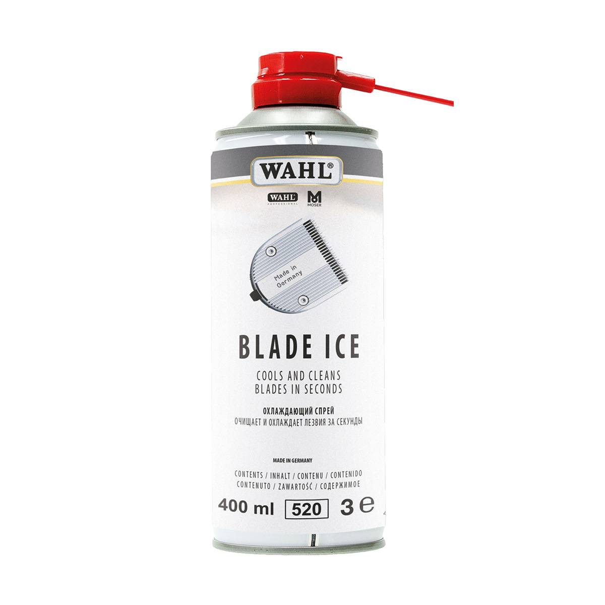 Wahl Blade Ice 4 in 1 Kühlspray 400 ml