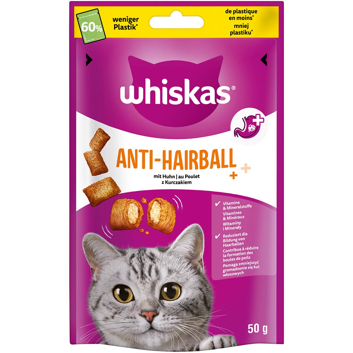 Whiskas Anti-Hairball Huhn