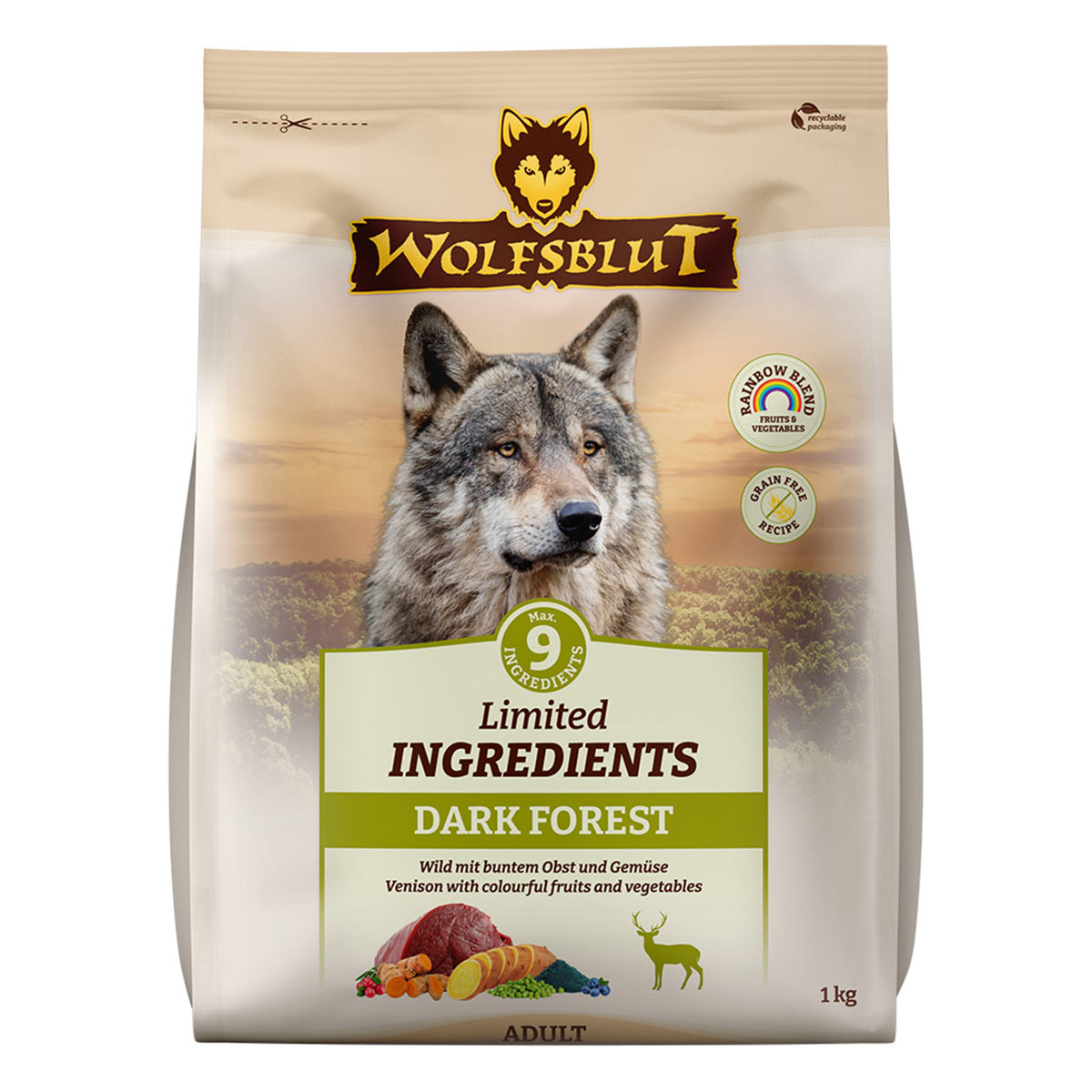 Wolfsblut Limited Ingredients Dark Forest Adult