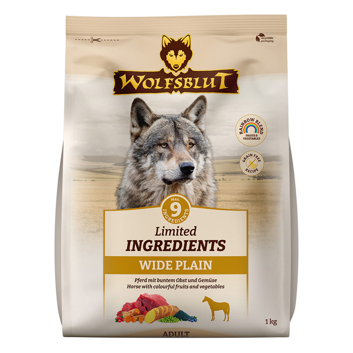 Wolfsblut Limited Ingredients Wide Plain Adult