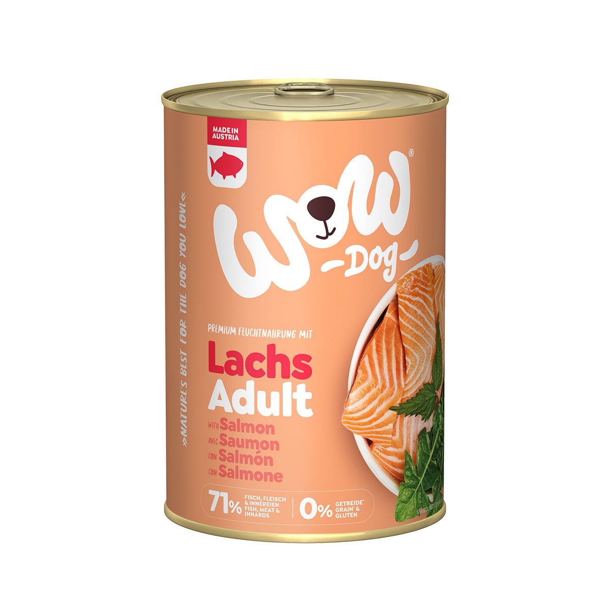 WOW Dog Lachs Adult 6x400g