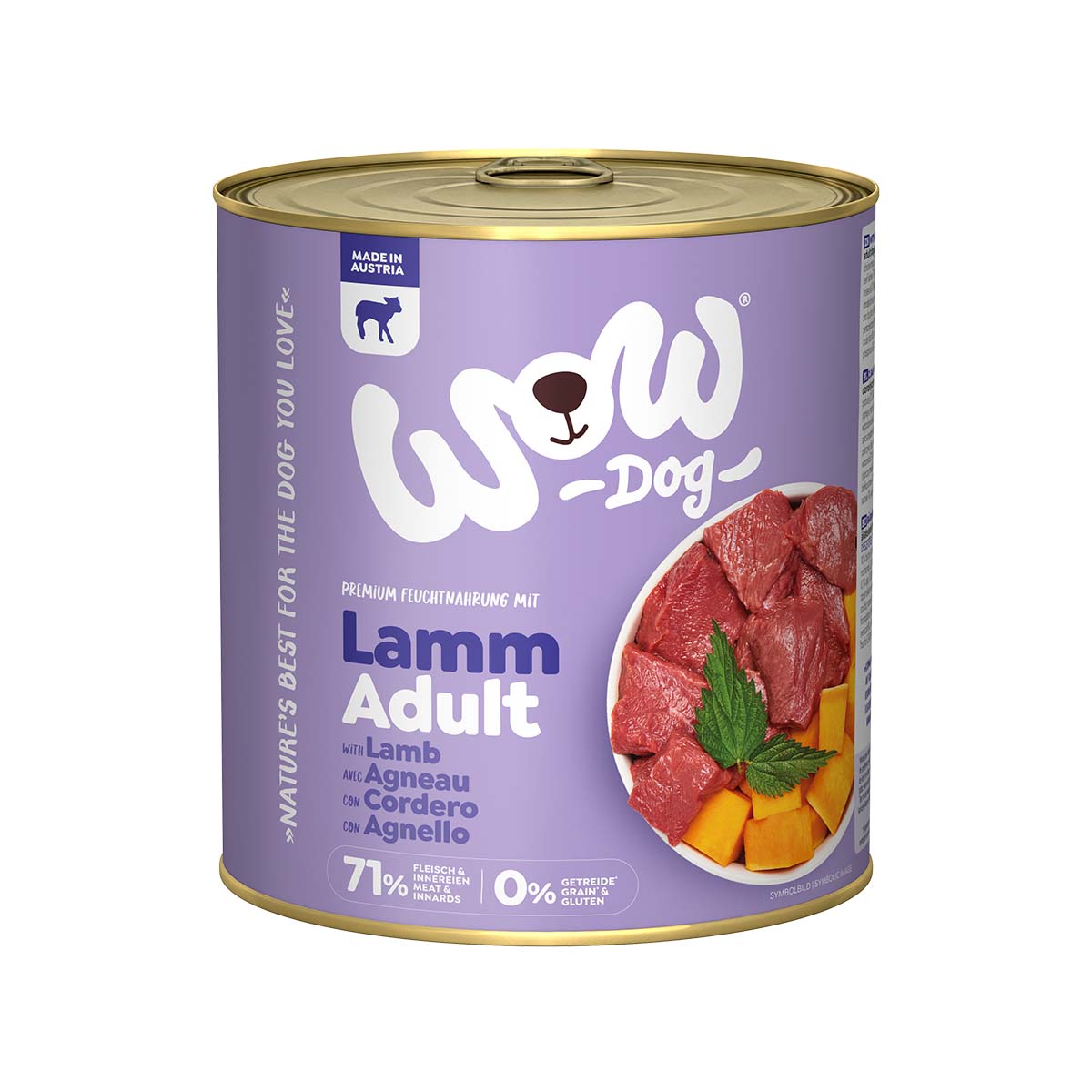 WOW Dog Lamm Adult 6x800g