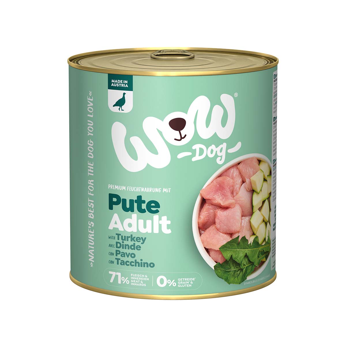 WOW Dog Pute Adult 6x800g