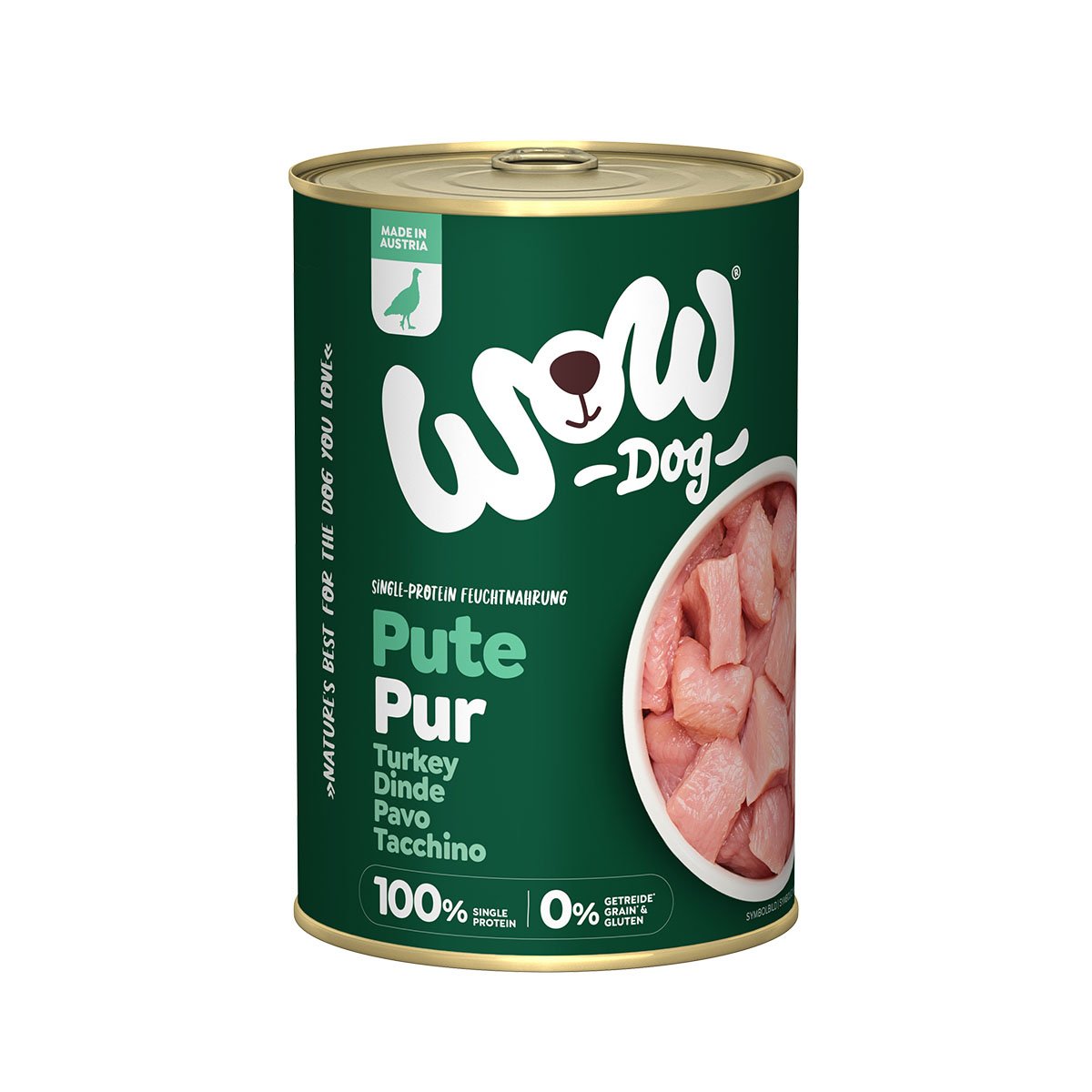 WOW Dog Pute Pur 6x400g