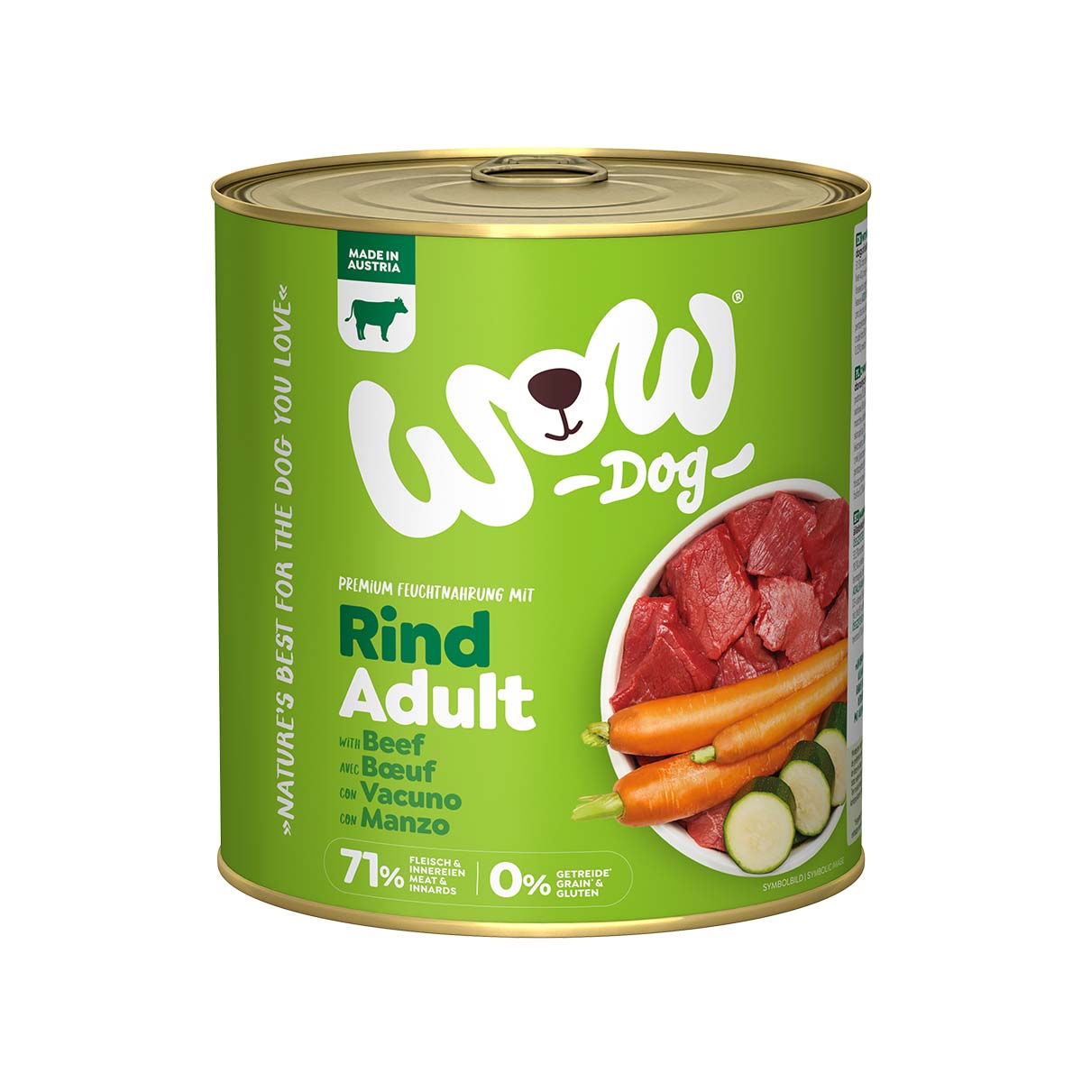 WOW Dog Rind Adult 6x800g